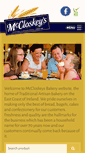 Mobile Screenshot of mccloskeysbakery.ie